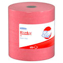 WypAll X80 Wipers, Red, 12.5" X 13.4", Case of 1 Roll, 41055