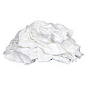 White Cotton Knit Rags, 50 lbs, SJ-RAG-WH