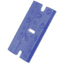 PCB Blue Polycarbonate Plastic Razor Blade, Pack of 100